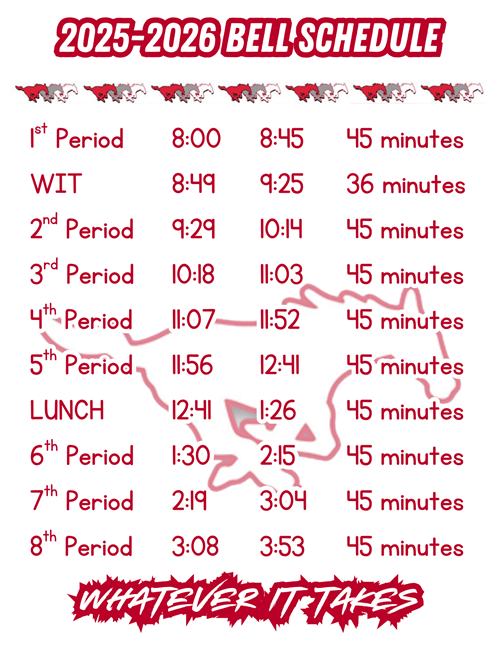 Bell Schedule